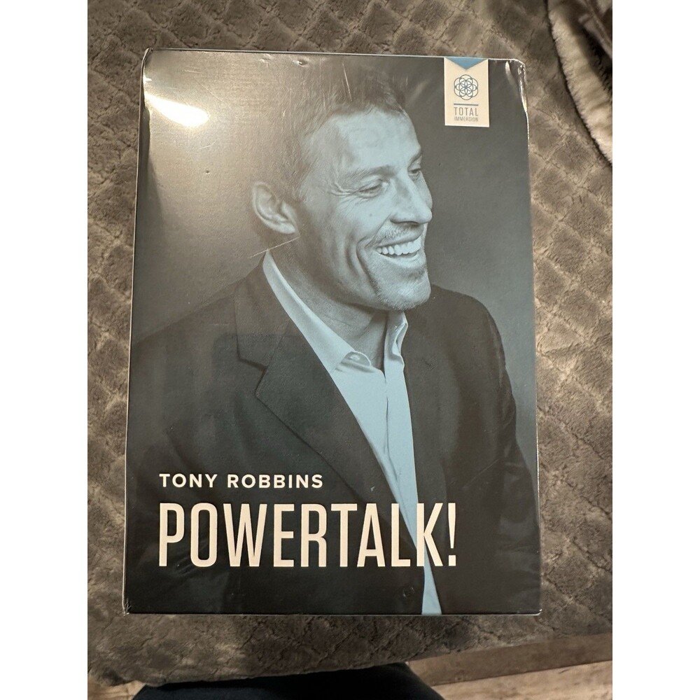 TONY ROBBINS: Powertalk Program 12 Lecture/29 CD Set With Booklets VG+